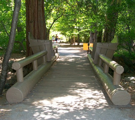 bridge to the bungalows