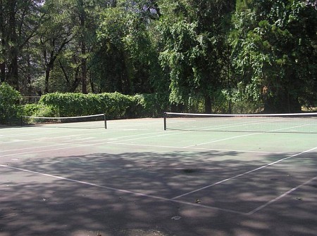 tennis courts