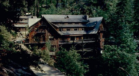 canyon side image of the Oregon Caves Chateau