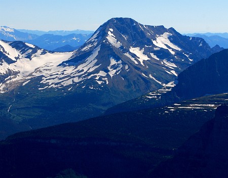 mount jackson above the historic location of gunsight chalets 