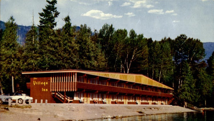 the original village inn at apgars on lake mcdonald